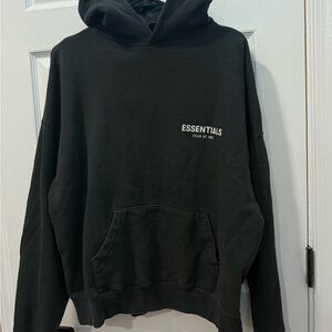 Essentials Black Hoodie